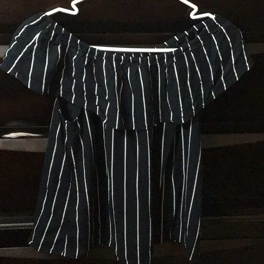 Navy blue girls shirt